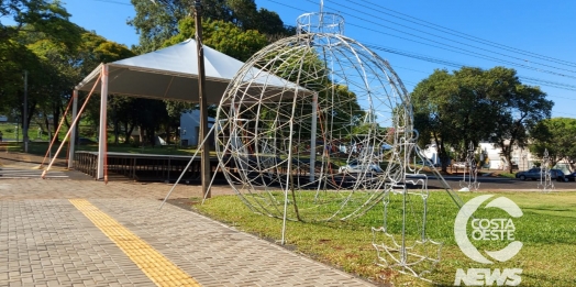 São Miguel do Iguaçu se prepara para chegada do Papai Noel nesta quinta-feira (08)