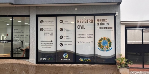 São Miguel do Iguaçu: Unificação de cartório amplia serviços de registro civil e imóveis em novo endereço