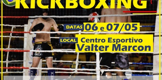 São Miguel do Iguaçu vai sediar o Campeonato Brasileiro de Kickboxing nos dias 06 e 07 de maio