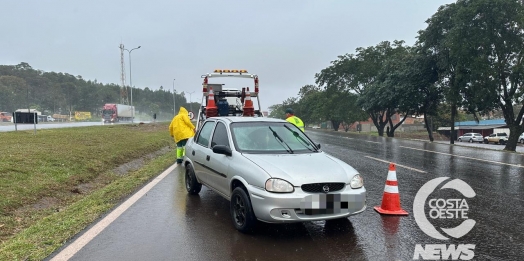 São Miguel do Iguaçu: Veículos colidem na BR 277