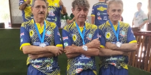 São Miguel é vice-campeão paranaense máster de bocha masculino