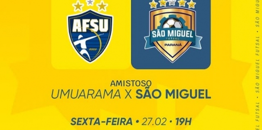 São Miguel Futsal: Amistoso em Umuarama e vaga confirmada na Liga Nacional