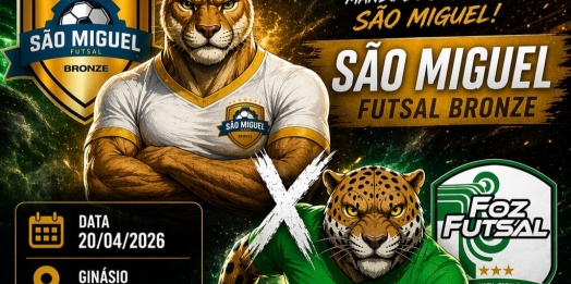 São Miguel Futsal consolida fim de semana vitorioso e se prepara para clássico regional