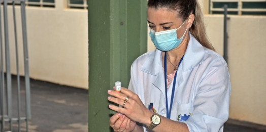 Saúde de São Miguel aplica hoje (27) a 2ª dose da CoronaVac/Butatan em idosos acima de 66 anos faltantes
