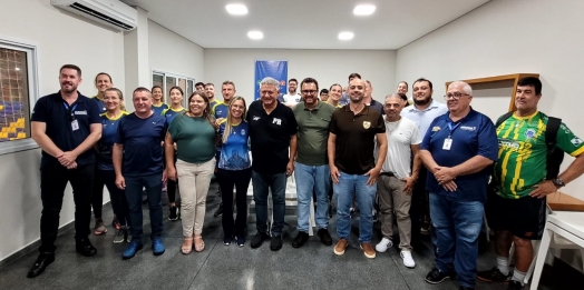 Secretário do Esporte do Paraná visita Santa Helena e confirma recursos para o município