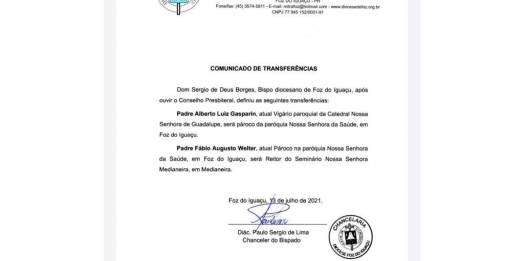 Seminário de Medianeira tem novo reitor