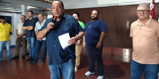 Serranópolis: Deputado Hussein Bakri visita escola Presidente Kennedy para acompanhar andamento das obras