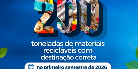 Serranópolis do Iguaçu alcança marca histórica de 200 toneladas de materiais recicláveis no primeiro semestre
