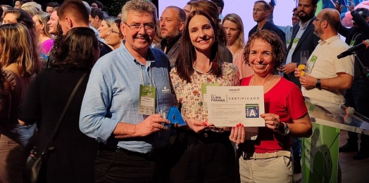 Serranópolis do Iguaçu recebe Selo Clima Paraná na Categoria A durante Seminário de Logística Reversa