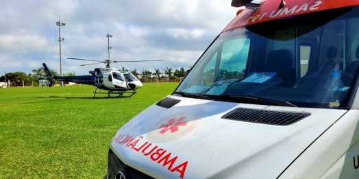 Serviço aeromédico transfere idoso para hospital de Cascavel