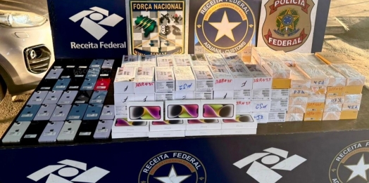 Servidores da Alf Foz apreendem mais de 200 mil reais em smartphones