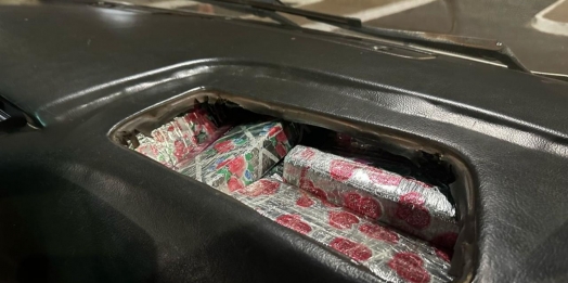 Servidores da Receita Federal encontram quase 500 kg de maconha na Ponte Internacional da Amizade