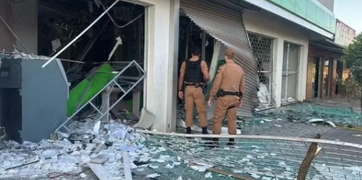 Sicredi emite nota sobre explosão da agência de Diamante do Oeste