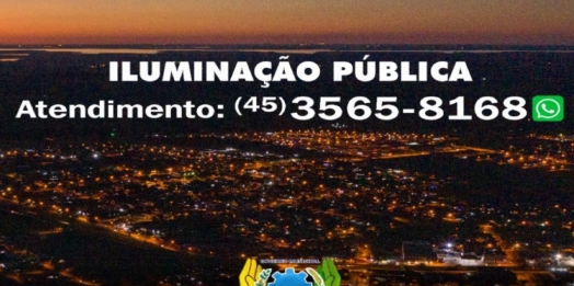 SMI realiza manutenção da iluminação pública e disponibiliza WhatsApp para atendimentos