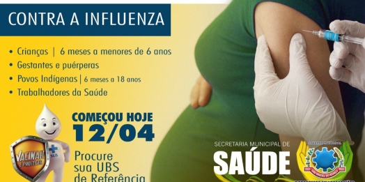 SMI: vacinação da Covid-19 e Influenza em crianças de 6 meses a 6 anos está sendo realizada na cidade, saiba tudo sobre