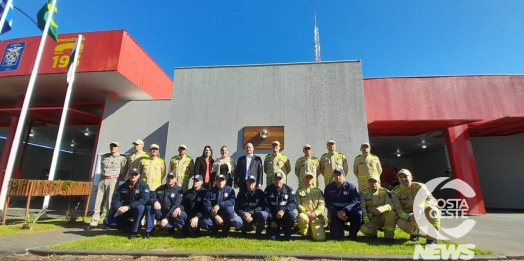 Solenidade marca a reinauguração do Posto de Bombeiros em Santa Helena