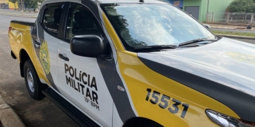 Sorveteria é assaltada por criminoso que usou saco de lixo para cobrir o rosto em Medianeira/PR