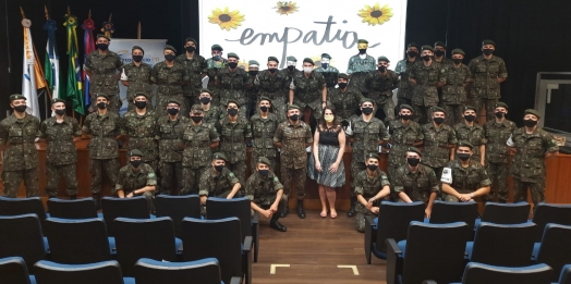 Tiro de Guerra de Medianeira realiza palestra sobre o Setembro Amarelo