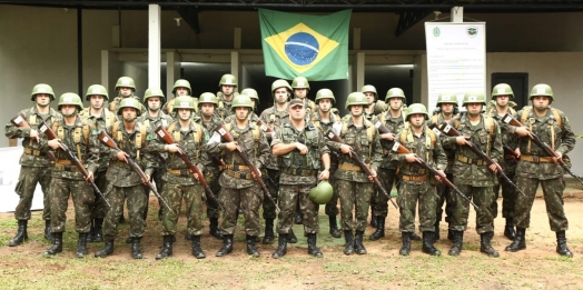 Tiro de Guerra realiza instrução de Acampamento Básico e Tiro Real