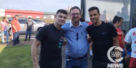 Torcedores e Fãs recebem Alex e Nilmar, ex-jogadores do Internacional em São Miguel do Iguaçu