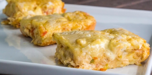Torta de frango com tapioca