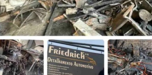 Trabalhador tem oficina destruída em incêndio e pede ajuda para reerguer-se