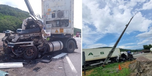Tragédia evitada: Falha mecânica provoca acidente, motorista escapa da morte na BR-277