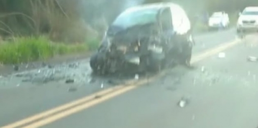 Tragédia: Gravíssimo acidente na BR-272 entre Guaíra e Terra Roxa deixa três mortos