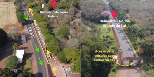 Trânsito no Balneário de Santa Helena será modificado a partir desta terça-feira (24)