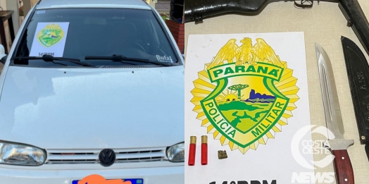 Três homens são presos pela Polícia Militar em Itaipulândia