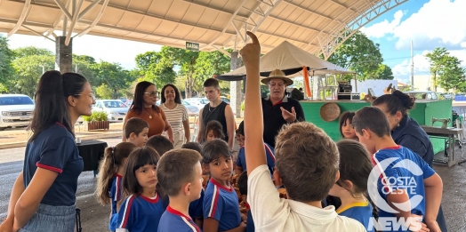 Turminha da Escola Geraldo Caldani aproveita programação especial da Semana do Museu em São Miguel do Iguaçu