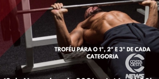 UNIGUAÇU realiza Campeonato de Supino neste fim de semana