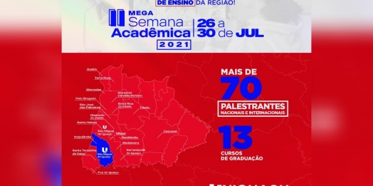 UNIGUAÇU informa: ainda dá tempo de garantir sua vaga no maior evento de ensino da região