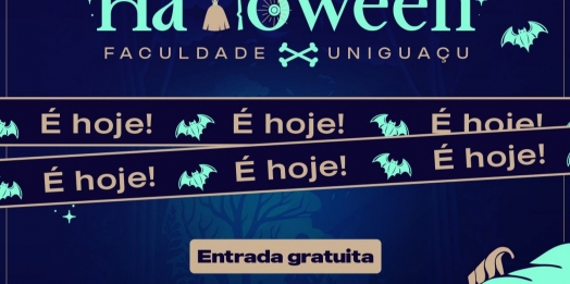 UNIGUAÇU promove festa de Halloween para toda a comunidade