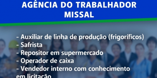 Vagas de emprego em Missal