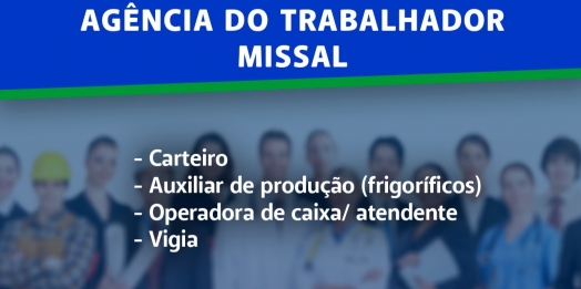 Vagas de emprego em Missal