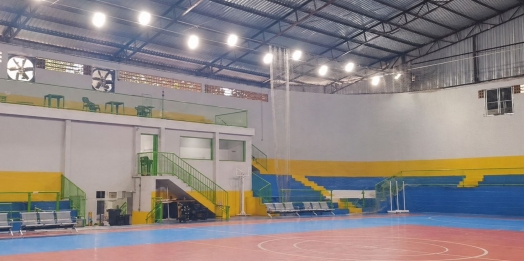 Valdir Pereira detalha melhorias no Ginásio Valter Marcon e destaca foco do São Miguel Futsal