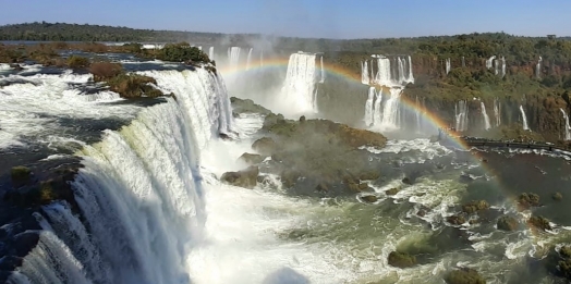 Vazão das Cataratas do Iguaçu está acima da média