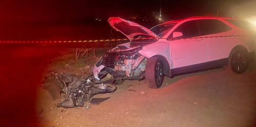 Veículo com placas de Santa Helena se envolve em acidente com vítima fatal em Itaipulândia