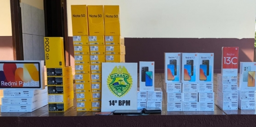 Veículo roubado é recuperado com produtos eletrônicos contrabandeados em São Miguel do Iguaçu