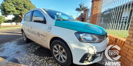 Veículos colidem em cruzamento de avenidas em Santa Helena