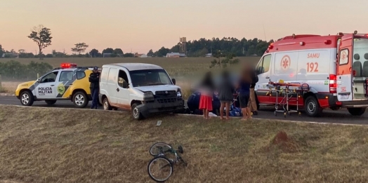 Veículos usados para contrabando se envolvem em acidente e deixa uma vítima fatal em Guaíra