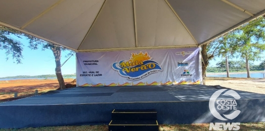 Veja como está os últimos preparativos para o projeto Mais Verão que acontece sábado e domingo (23) no Balneário Ipiranga