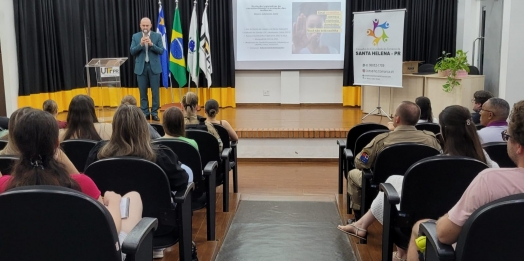 Violência contra a mulher é tema de palestra no auditório da UTFPR Santa Helena