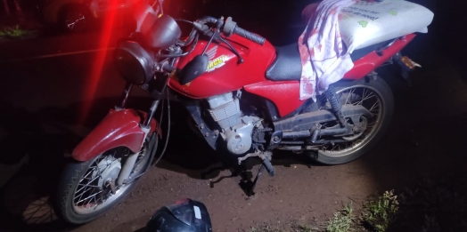 Vítima de acidente de moto na PR-497 morre no Hospital de São Miguel do Iguaçu