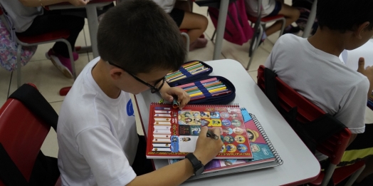 Volta às aulas na rede municipal de ensino de Santa Terezinha de Itaipu