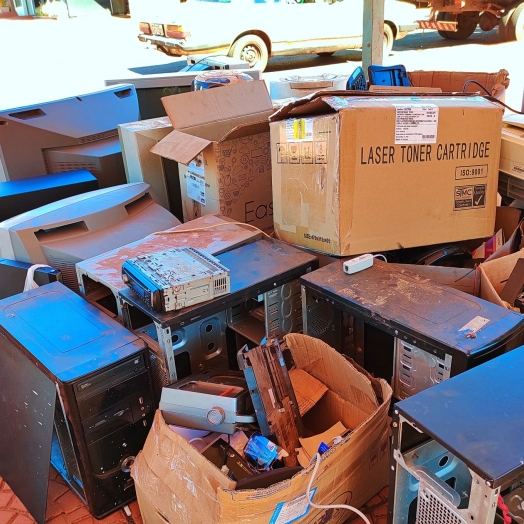 1ª Recolha de Lixo Eletrônico de 2021 tem participação ativa da população de Itaipulândia