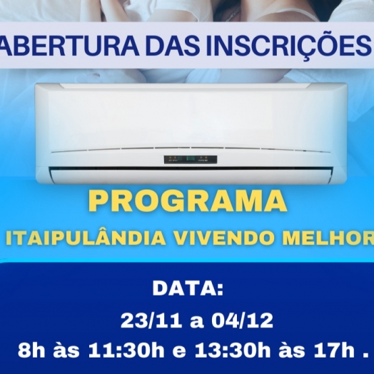 Abertas as inscrições para o Programa Itaipulândia Vivendo Melhor