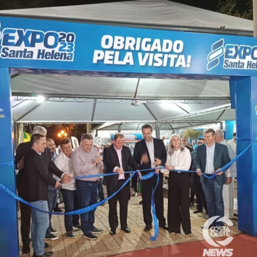 Abertura oficial da Expo Santa Helena 2023 tem a participação de lideranças estadual e nacional