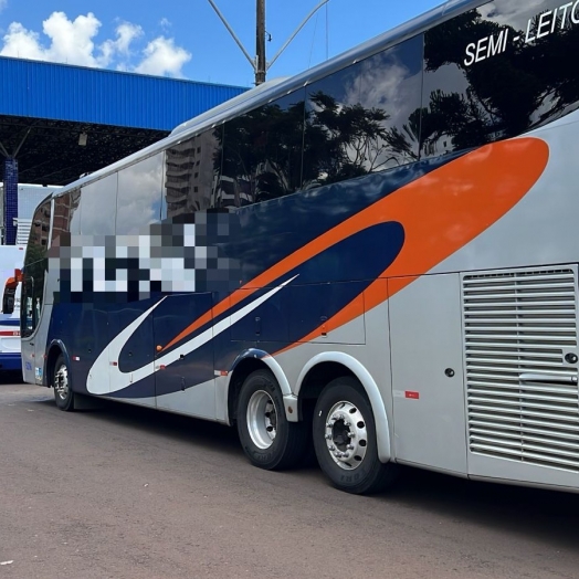 Abordagens da Receita Federal resultam na apreensão de dois ônibus carregados com mercadorias irregulares